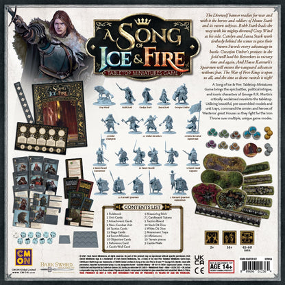 A Song of Ice & Fire: Stark Starter Set Miniatures CMON 