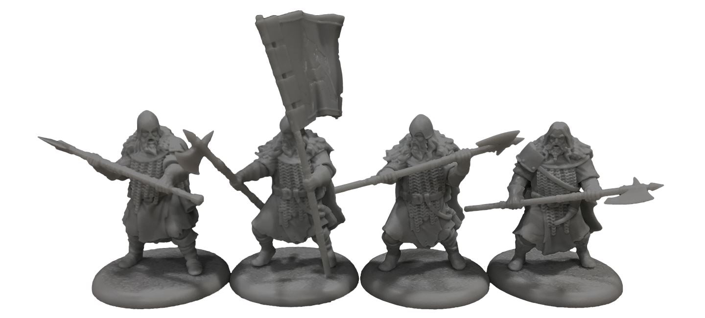 A Song of Ice & Fire: Stark Umber Greataxes Unit Box Miniatures CoolMiniOrNot