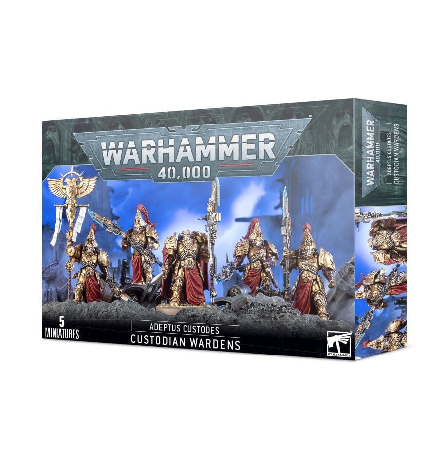 Adeptus Custodes Custodian Wardens Miniatures Games Workshop