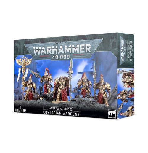 Adeptus Custodes Custodian Wardens Miniatures Games Workshop