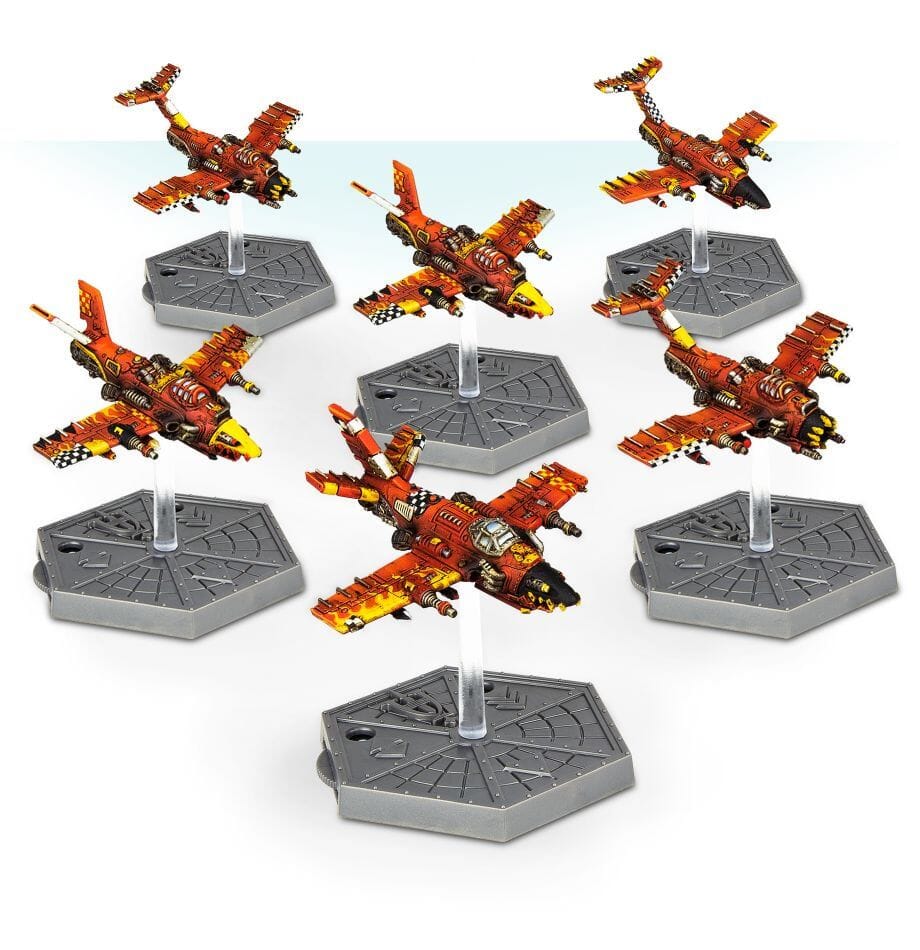 Aeronautica lmperialis: Ork Air Waaagh! Dakkajets Miniatures Games Workshop 