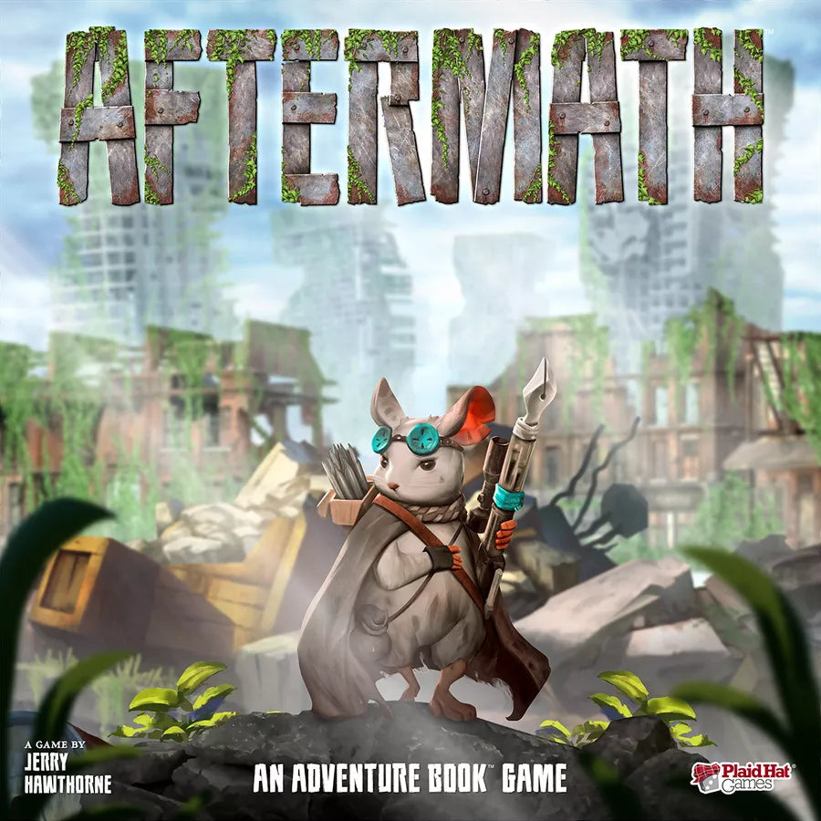 Aftermath: An Adventure Book Game Board Games Plaid Hat 