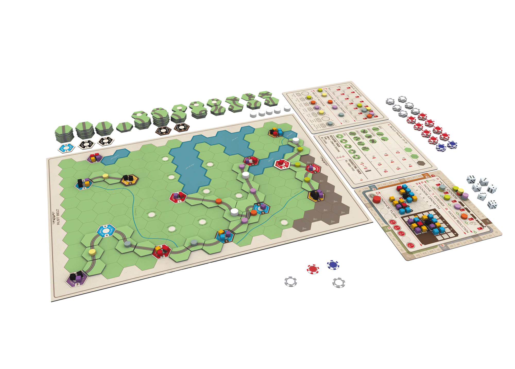 Age of Steam Deluxe Board Games Eagle-Gryphon Games