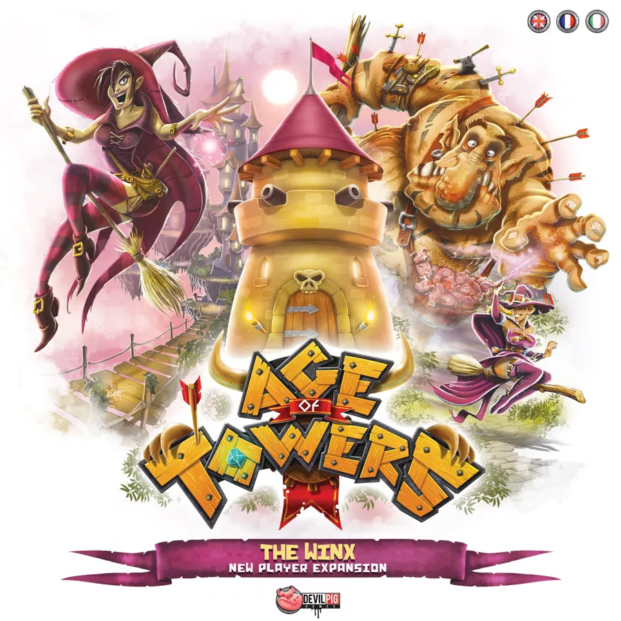 Age of Towers: The Winx Expansion Board Games Devil Pig Games