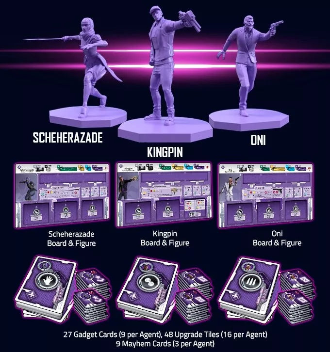 Agents of Mayhem: Firing Squad Expansion Board Games ACADEMY GAMES