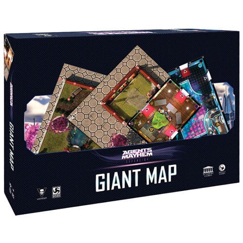 Agents of Mayhem: Giant Map Tiles Board Games ACADEMY GAMES