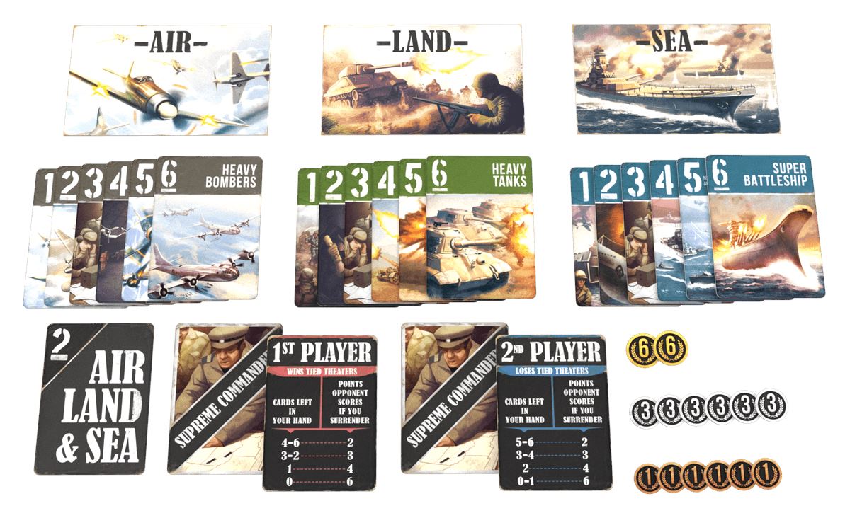 Air, Land & Sea Board Games Arcane Wonders 