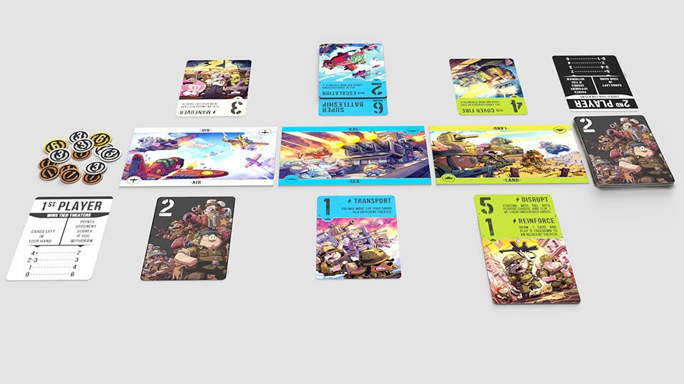 Air, Land & Sea: Critters at War Board Games Arcane Wonders 