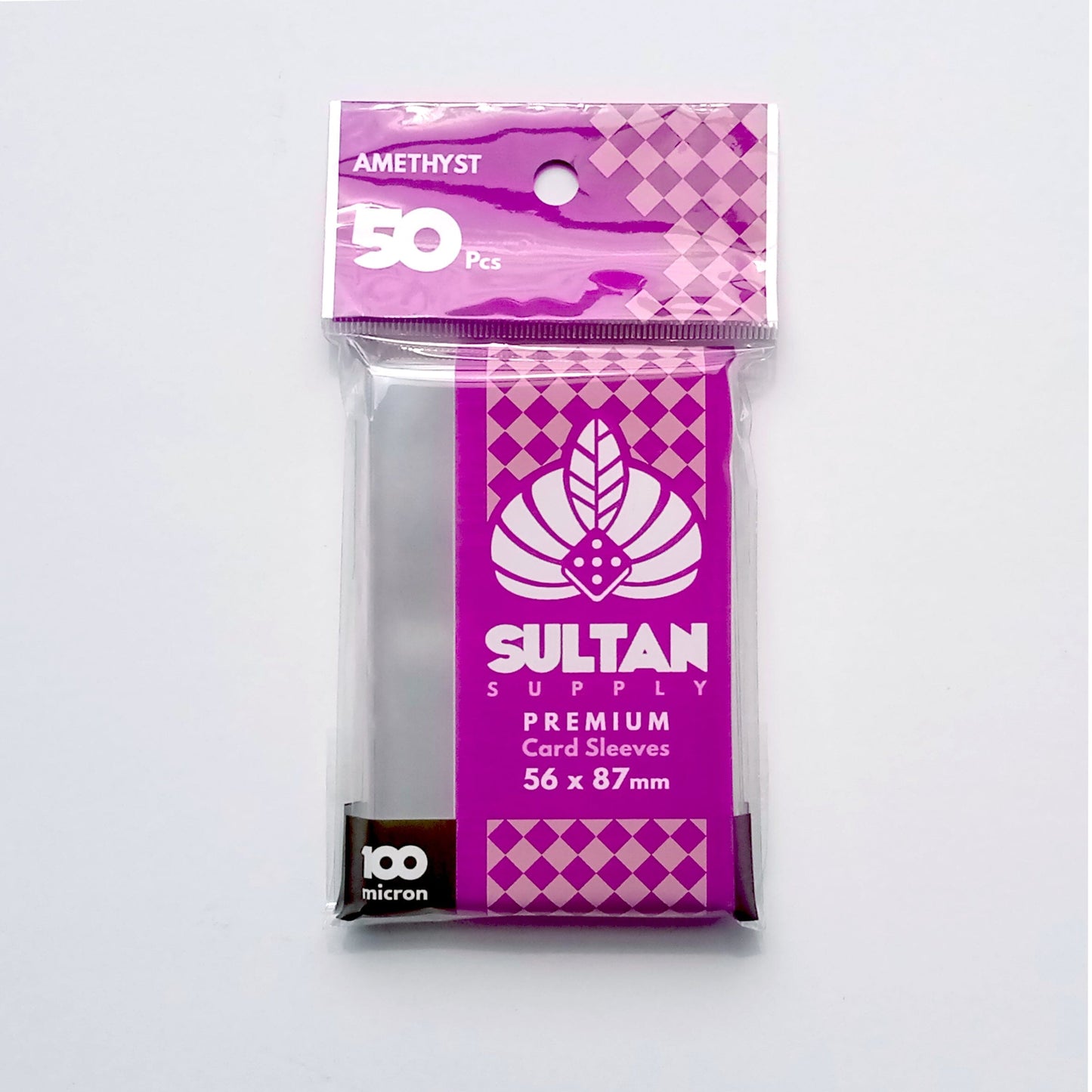 Amethyst Standard US Board Game Sleeves 56x87 (50 pcs) Card Sleeves Sultan Supply 