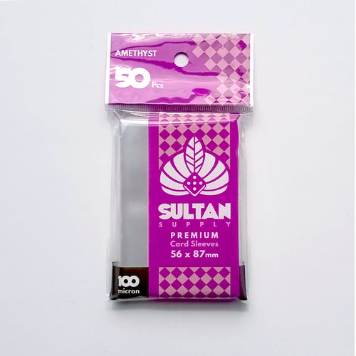 Amethyst Standard US Board Game Sleeves 56x87 (50 pcs) Card Sleeves Sultan Supply