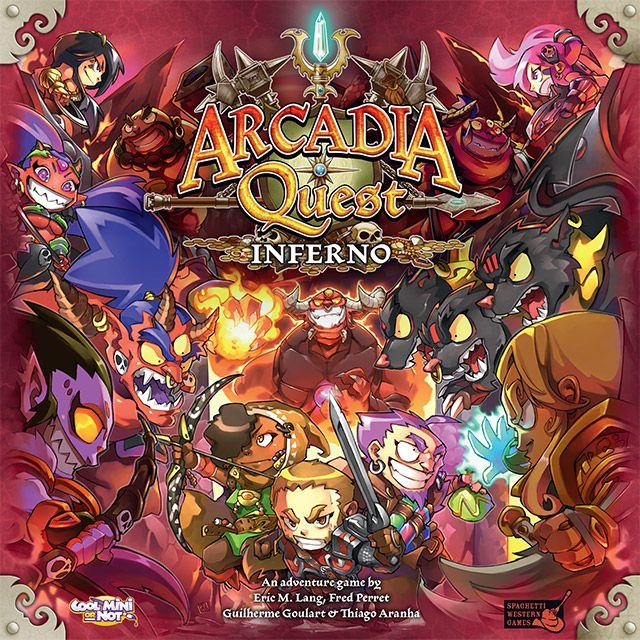 Arcadia Quest: Inferno Board Games CoolMiniOrNot 