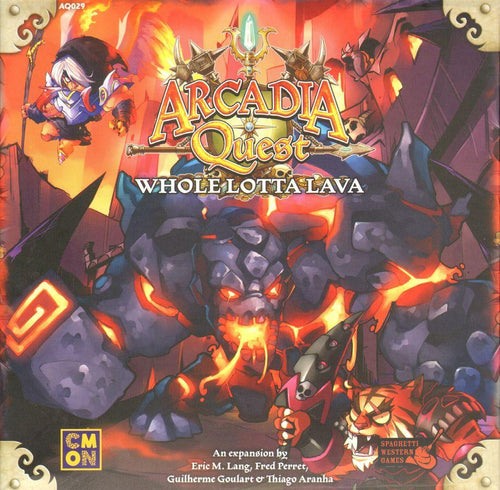 Arcadia Quest: Whole Lotta Lava Board Games CoolMiniOrNot