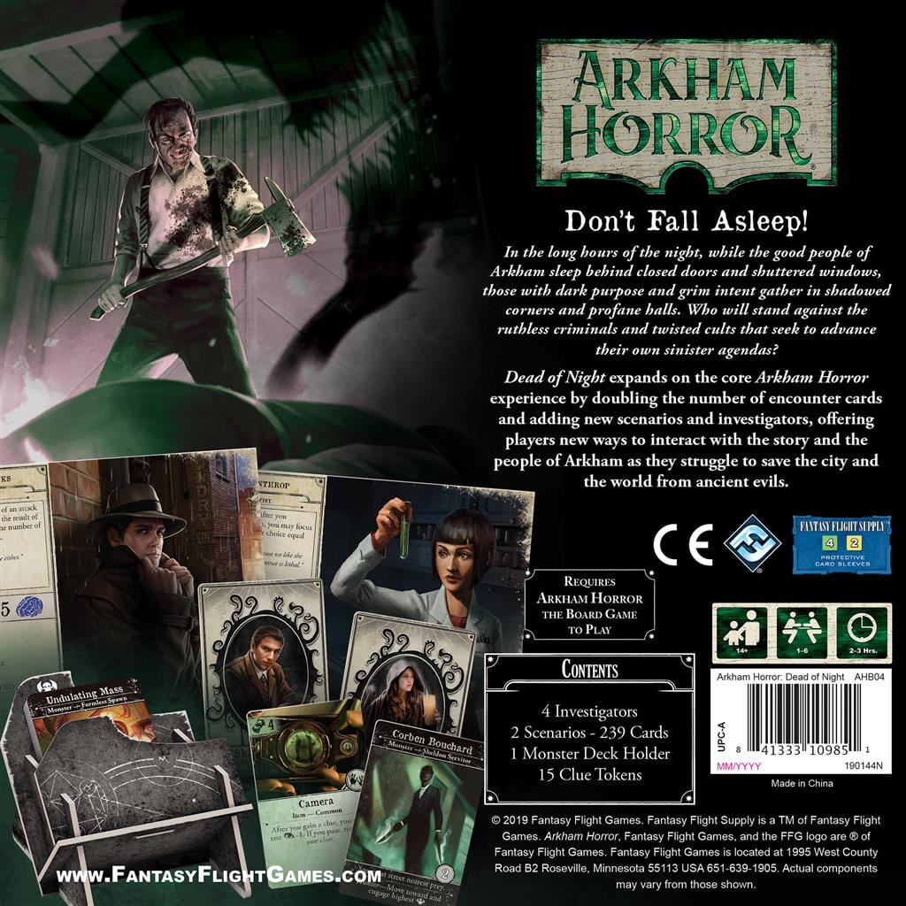 Arkham Horror (Third Edition): Dead of Night Board Games FFG 