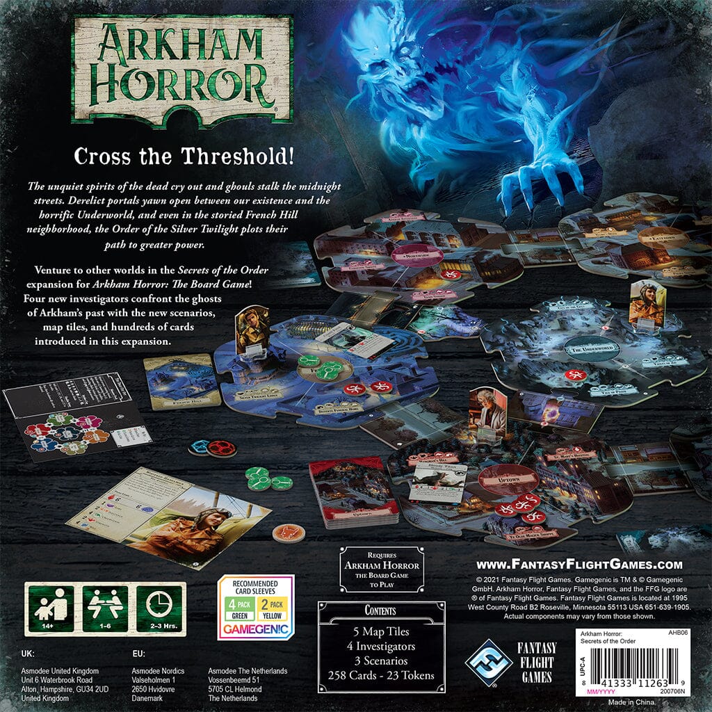 Arkham Horror (Third Edition): Secrets of the Order Board Games FFG