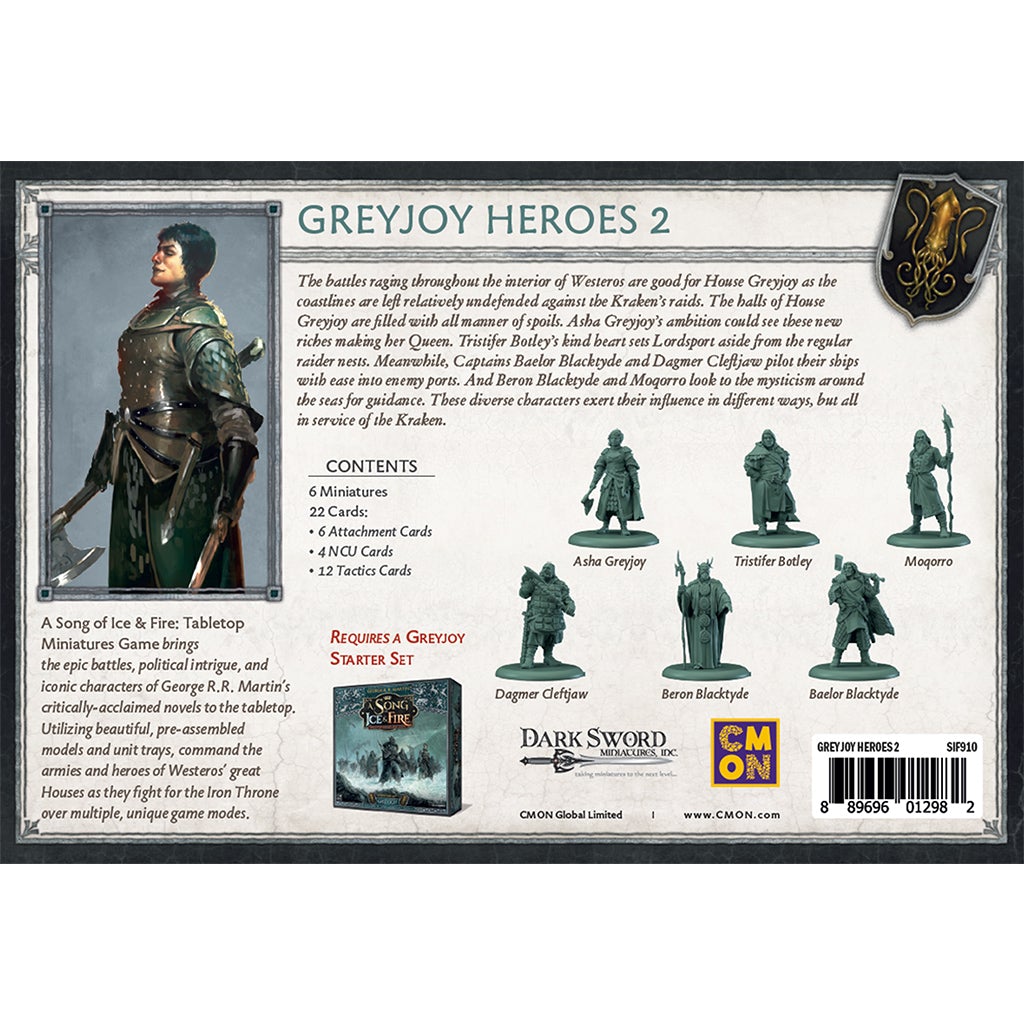 ASIF: Greyjoy Heroes 2 Miniatures CoolMiniOrNot
