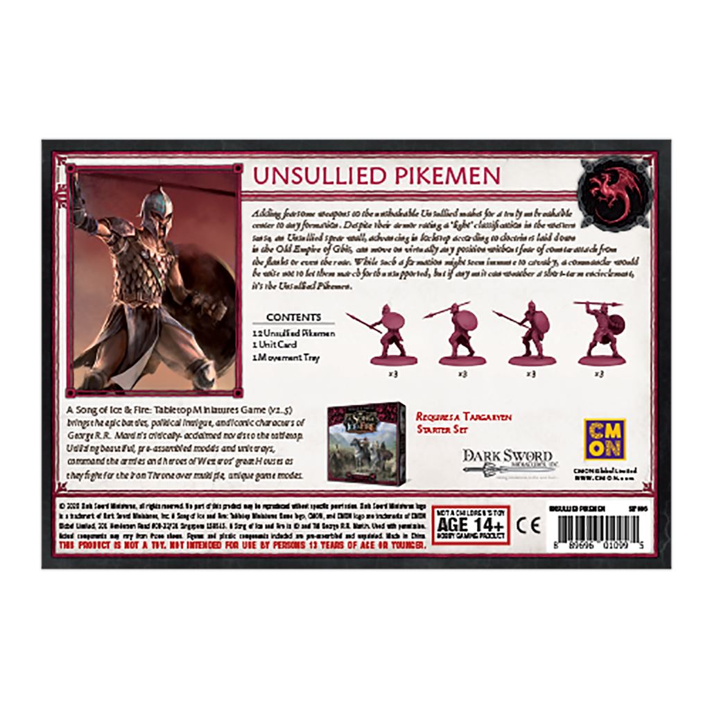 ASIF: Unsullied Pikemen Miniatures CoolMiniOrNot