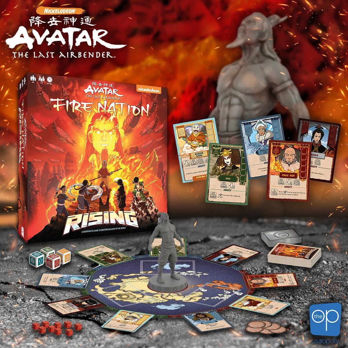 Avatar: The Last Airbender Fire Nation Rising Board Games The Op