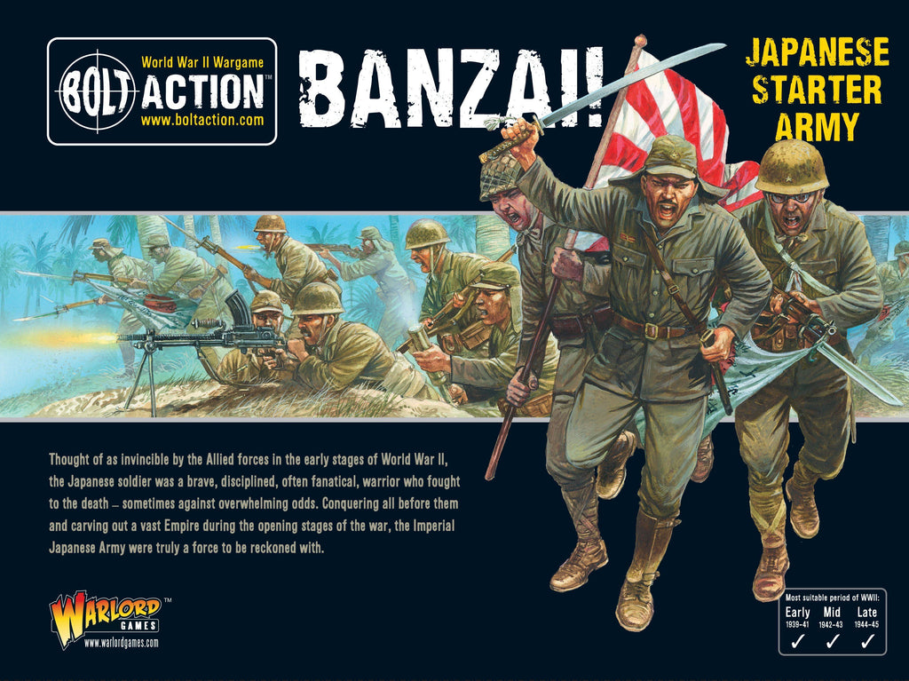 Banzai! Imperial Japanese Starter Army Miniatures Warlord Games