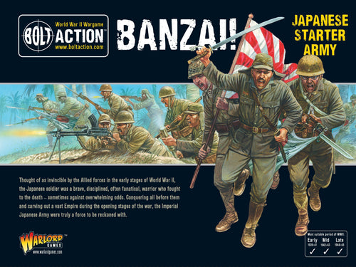 Banzai! Imperial Japanese Starter Army Miniatures Warlord Games