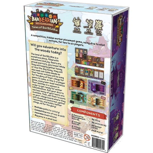 BarBEARian Battlegrounds: Tales of BarBEARia Board Games Greenbrier Games