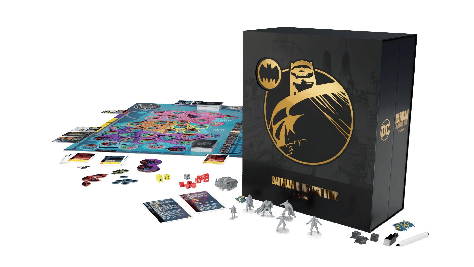 Batman The Dark Knight Returns Board Game Board Games Cryptozoic