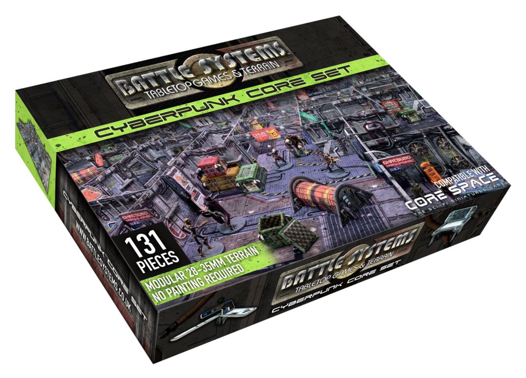 Battle Systems Cyberpunk Core Set Miniatures Battle Systems