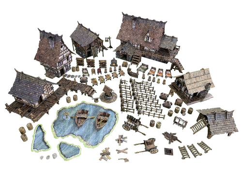 Battle Systems Fantasy Village Miniatures Battle Systems