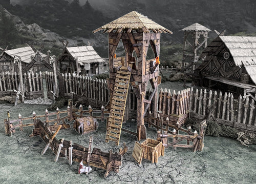 Battle Systems Lookout Tower Miniatures Battle Systems