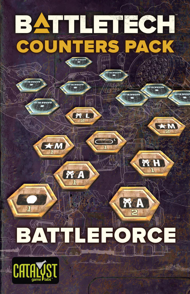 Battletech: Counters Pack - Battleforce Miniatures CATALYST GAME LABS 