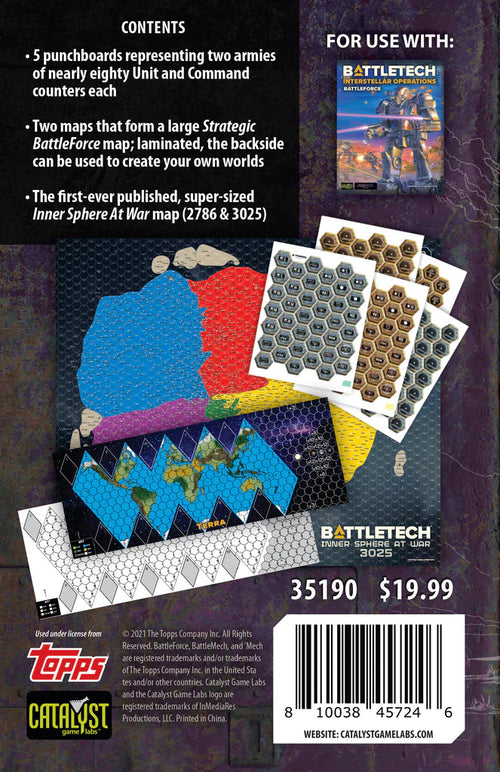 Battletech: Counters Pack - Battleforce Miniatures CATALYST GAME LABS