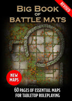 Big Book of Battle Mats Revised - 12X9" A4 RPG Loke 