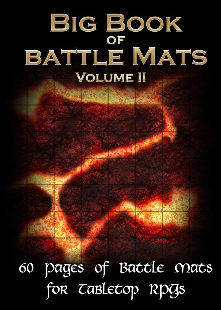 Big Book of Battle Mats Vol 2 - 12X9" A4 RPG Loke 