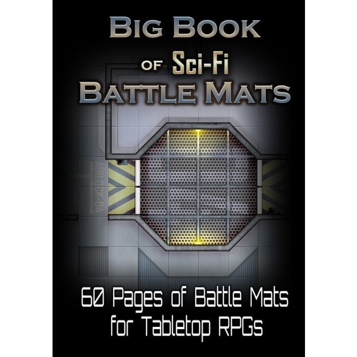 Big Book of Sci-Fi Battle Mats - 12x9" A4 RPG Loke 
