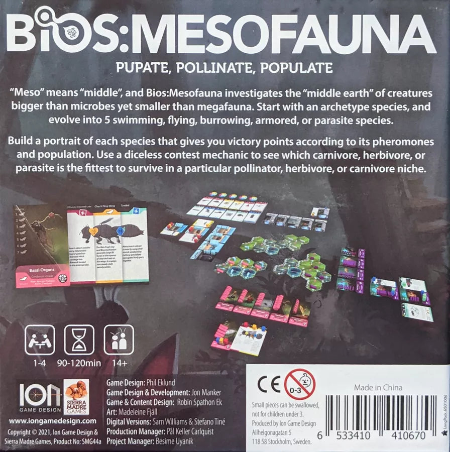 Bios: Mesofauna Board Games Sierra Madre Games