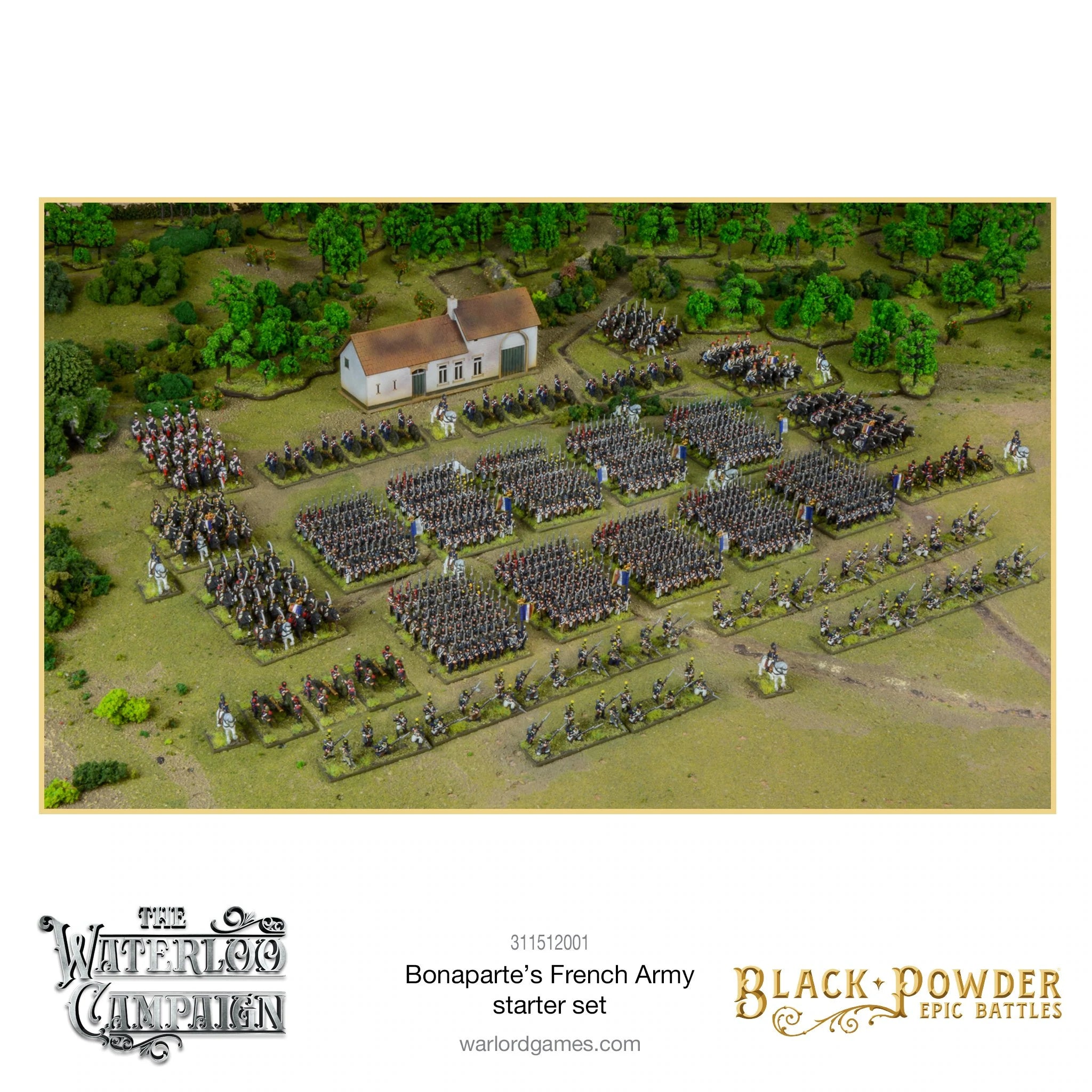 Black Powder Epic Battles: Waterloo - Bonaparte's French Starter Set Miniatures Warlord Games