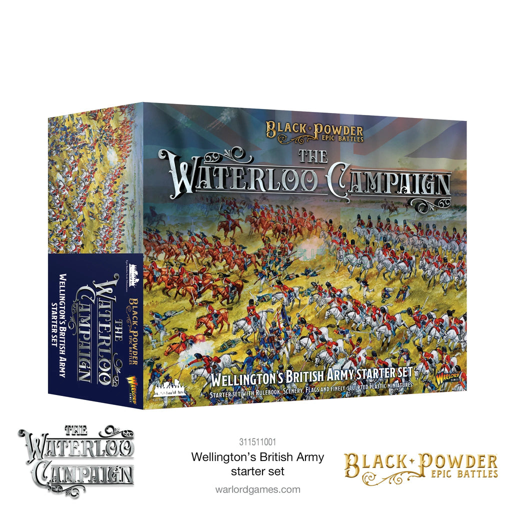 Black Powder Epic Battles: Waterloo - Wellington's British Starter Set Miniatures Warlord Games