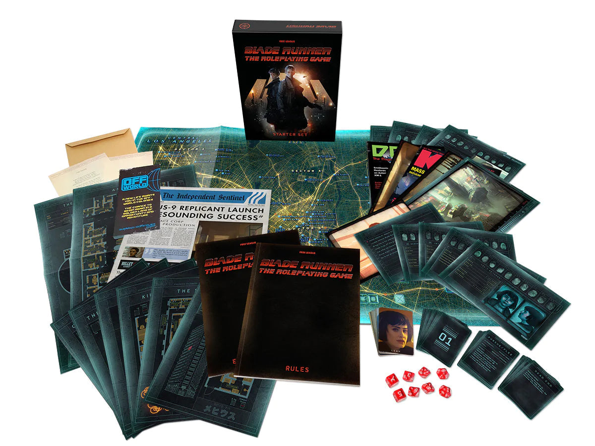 Blade Runner – The Roleplaying Game Starter Set RPG Free League Publishing