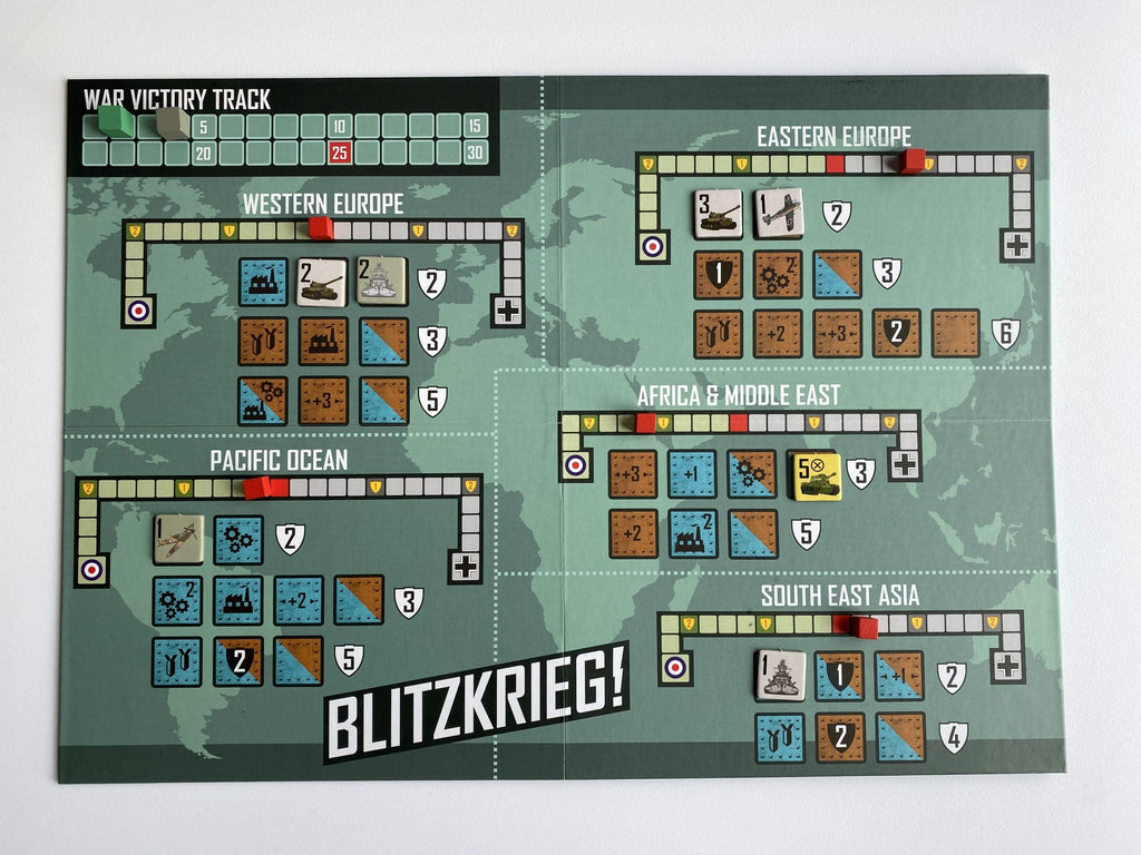 Blitzkrieg!: World War Two in 20 Minutes Board Games PSC Games