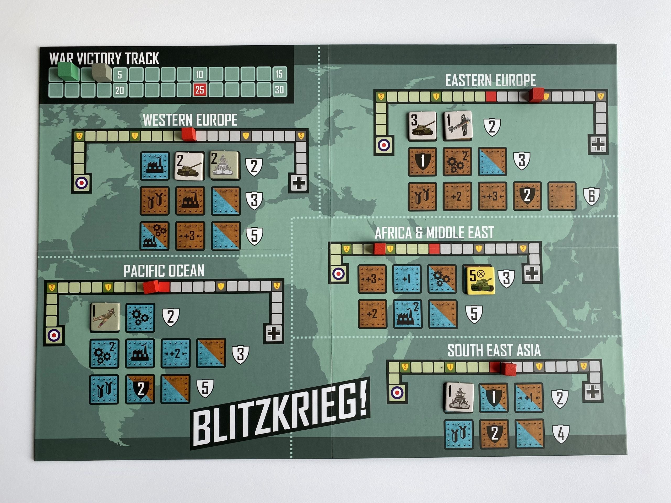 Blitzkrieg!: World War Two in 20 Minutes Board Games PSC Games