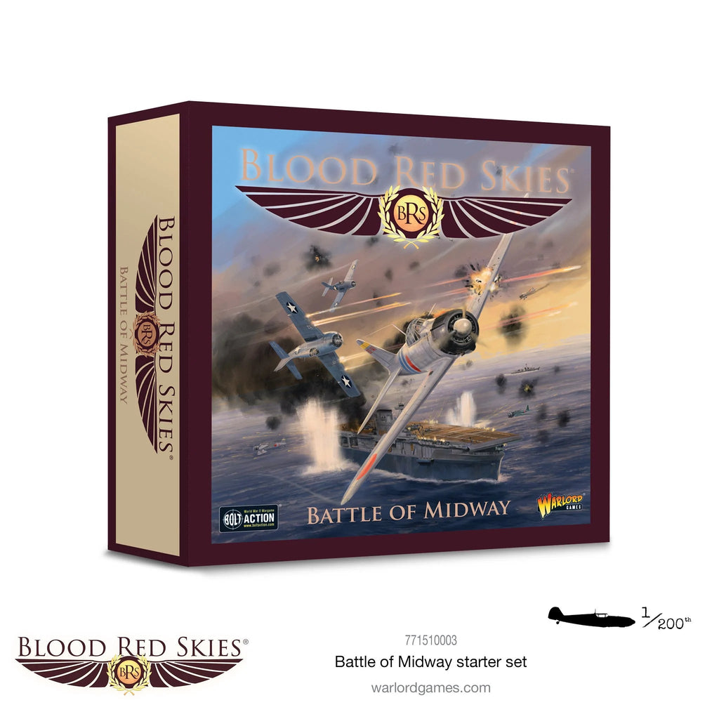 Blood Red Skies: The Battle Of Midway Starter Set Miniatures Warlord Games