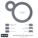 Bolt Action Templates Miniatures Warlord Games