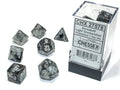 Borealis® Polyhedral Light Smoke/silver Luminary™ 7-Die Set Dice CHESSEX