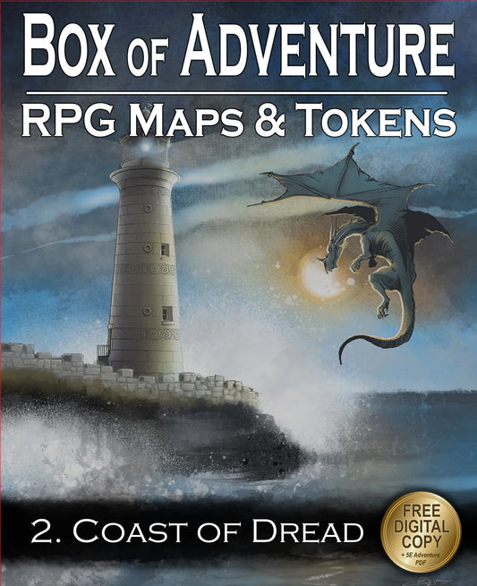 Box of Adventure - Coast of Dread RPG Loke 