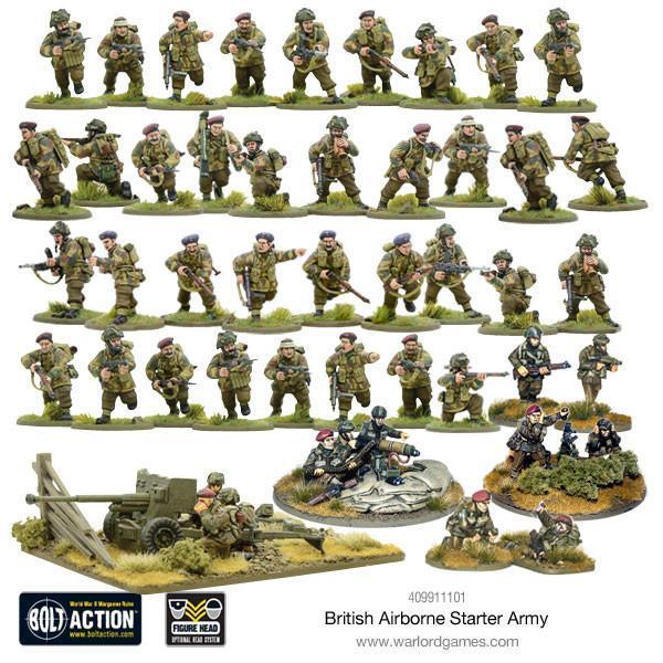 British Airborne Starter Army Miniatures Warlord Games