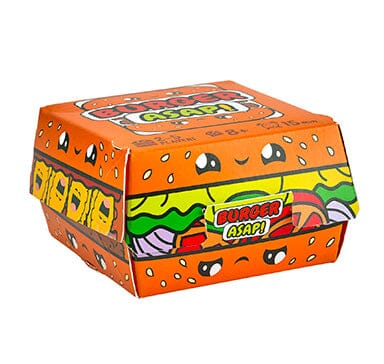Burger ASAP Card Games Blue Orange