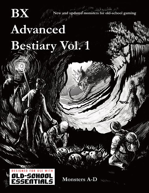 BX Advanced Bestiary Vol. 1 (softcover) RPG Third Kingdom Games