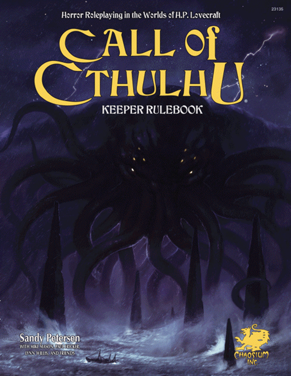 Call of Cthulhu: 7th Edition Hardcover Keeper Rulebook RPG Chaosium