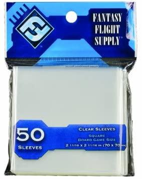 Card Sleeves: Square (Pack) (Blue) Supplies FFG 