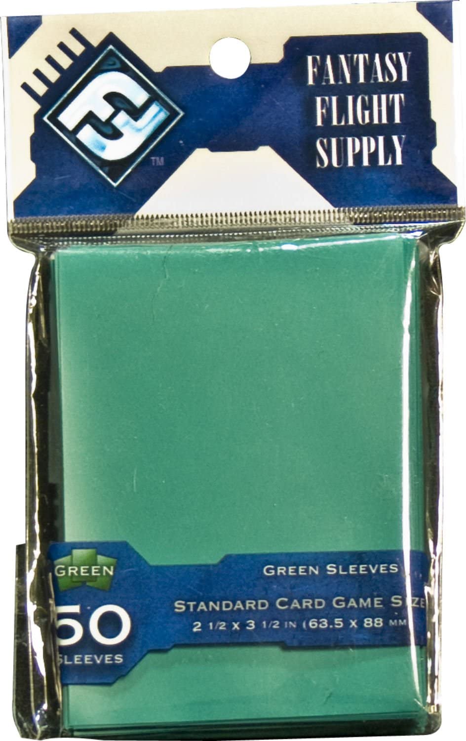 Card Sleeves: Standard Green (Pack) Supplies FFG 