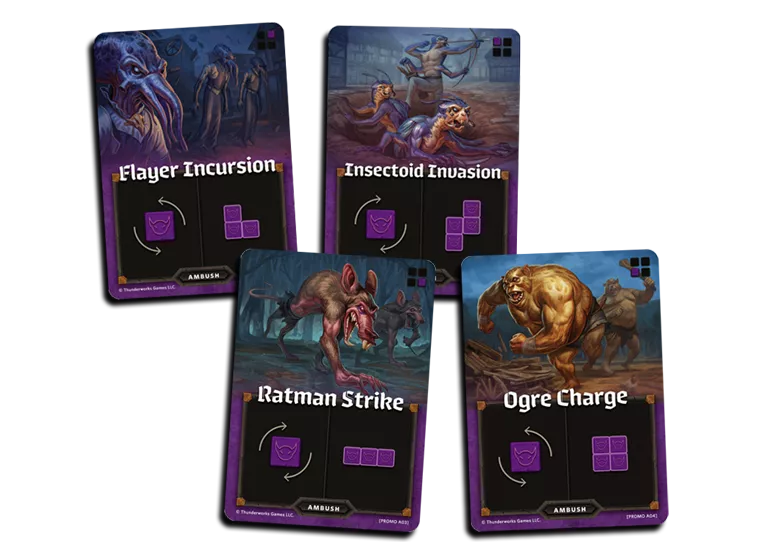 Cartographers: Ambush Mini Expansion Board Games Thunderwork Games